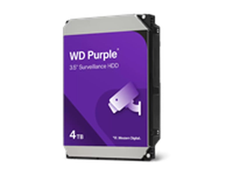 WD Disco Duro interno 4TB Purple 128mb 5400rpm videovigilanc