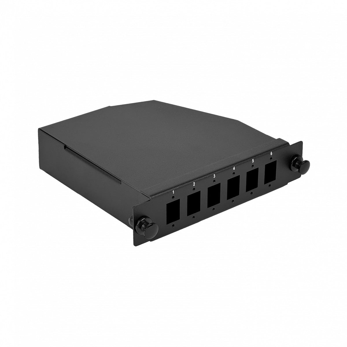 CAVACIO Cassette Vacio para/1U-3P 130mm 6-SC/LC 1-MPO Negro Metalico