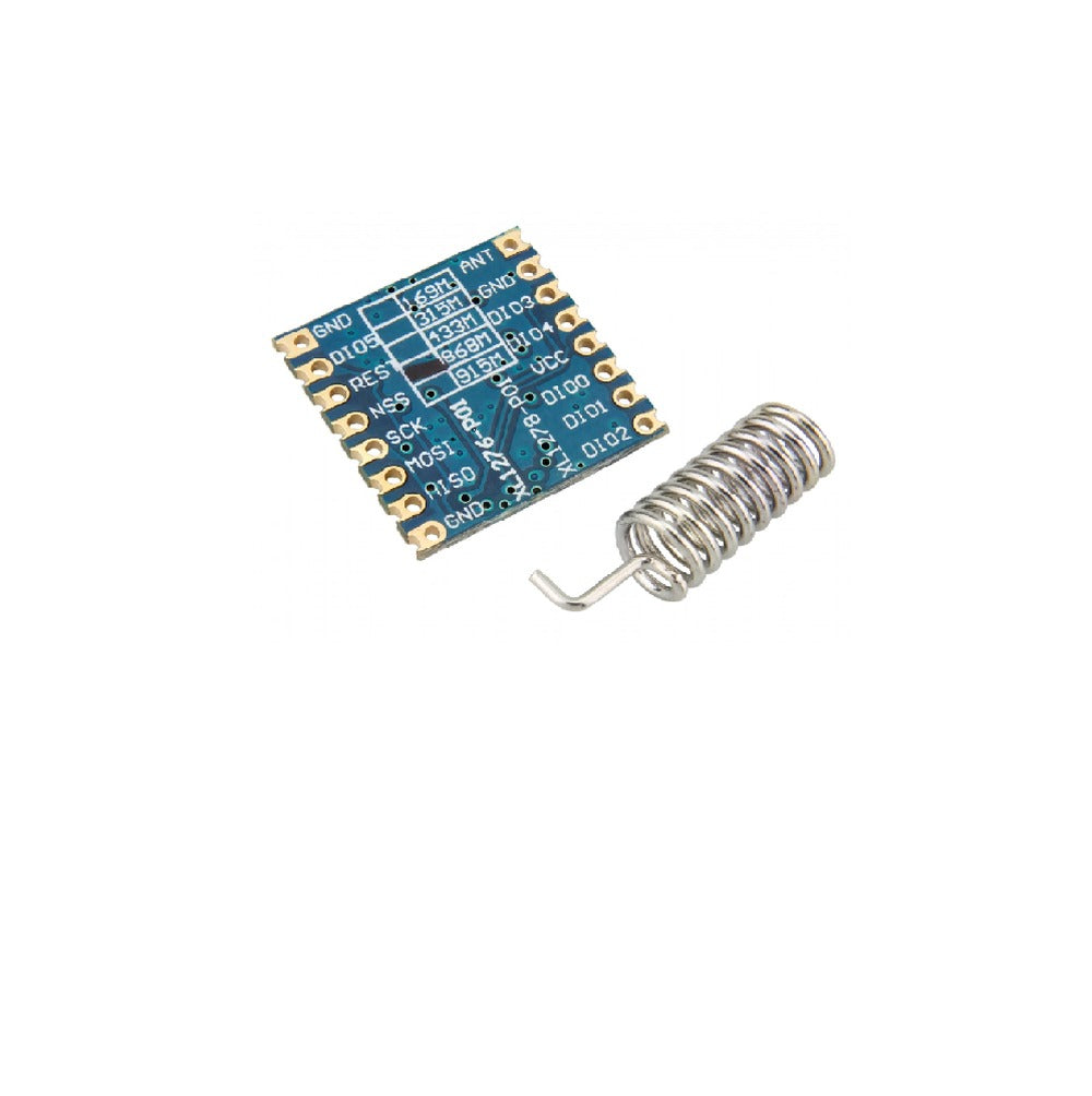 Transceptor de Radiofrecuencia LoRa de Extendido Rango SX1276 915MHz