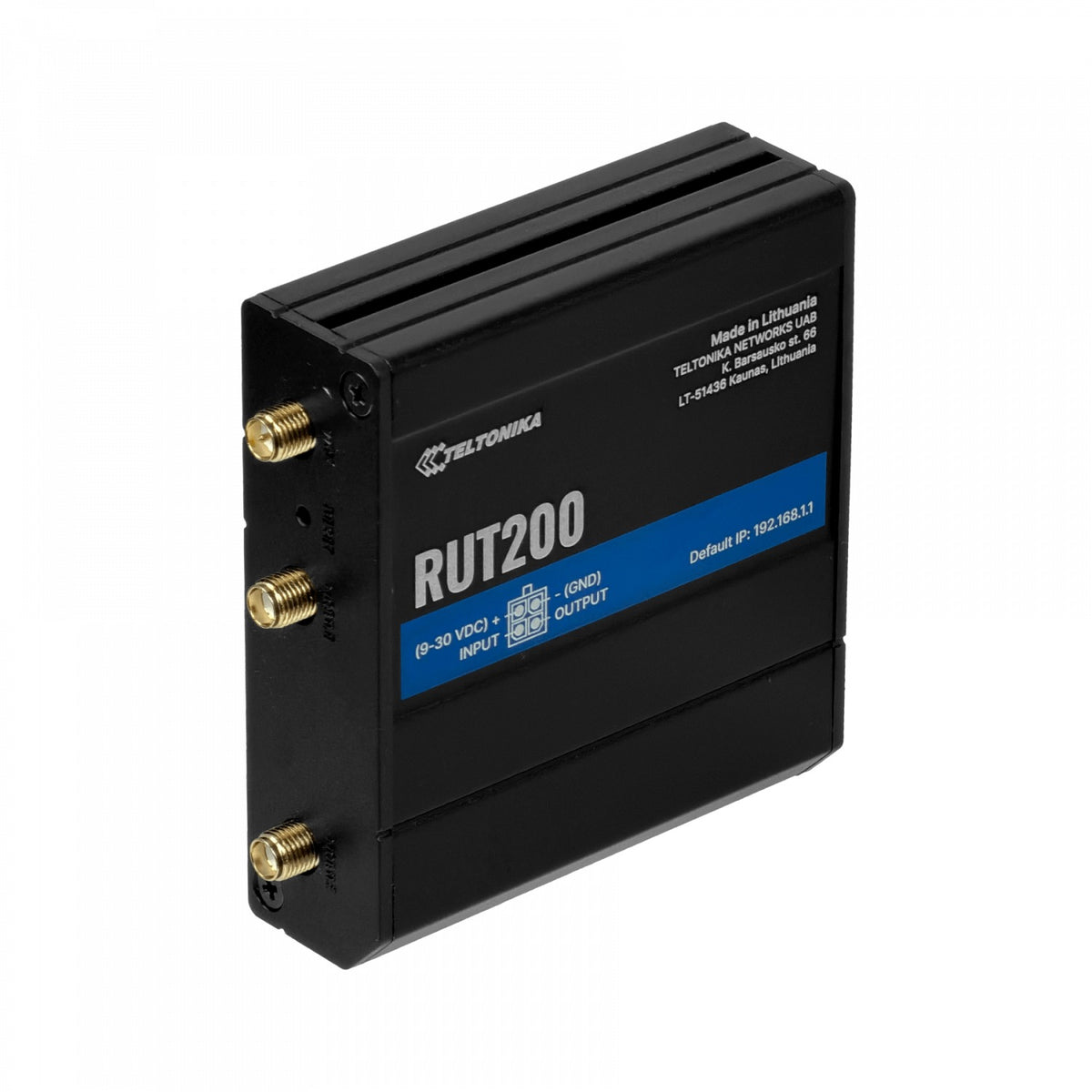 RUT200 TELTONIKA EU 4GLTE 3G 1-Tarjeta SIM Enrutador 2-.SMA 1-RPSMA LAN WAN 2,4GHz 9-30V