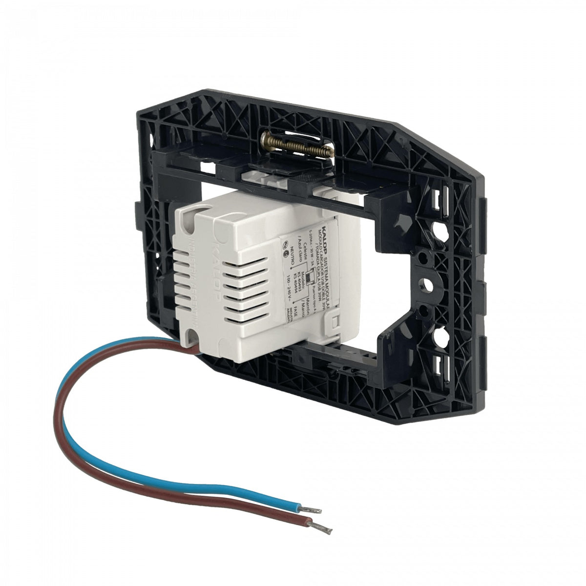 KEP-AC KALOP Type-C 1xUSB-C 1xUSB-A Total 3A 10W 100-240VAC Bastidor KS40493