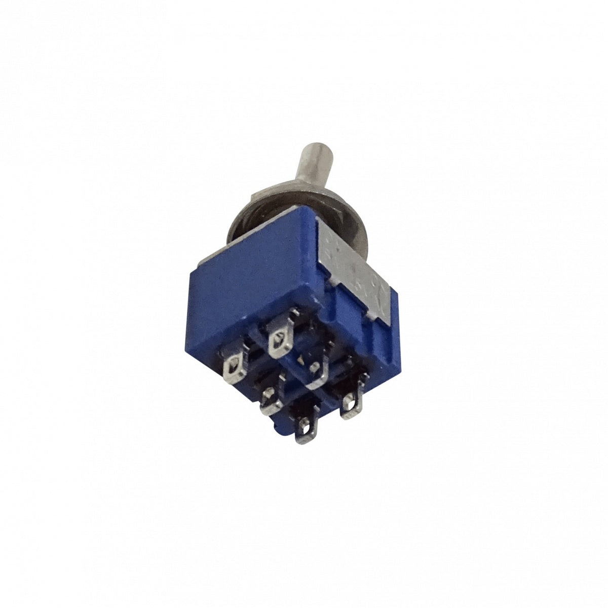MTS-202 Conmutador 6-Pines 2-Posiciones Azul Claro ON-ON Palanca 250V 3AMP DPDT