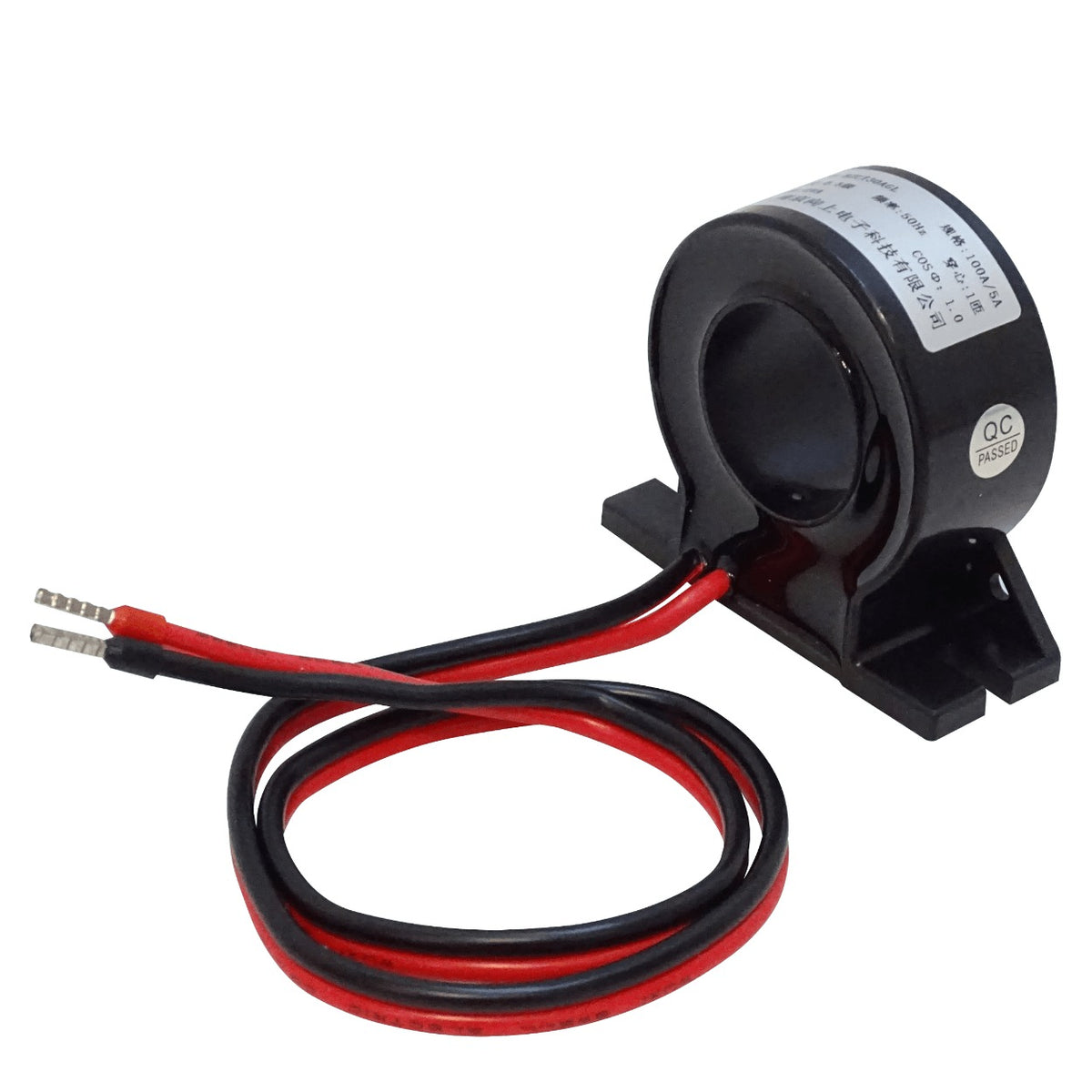 CT5-100 Transformador de corriente 100A/5A clase 0,5 diámetro interior 23mm exterior 50mm paso único de cable