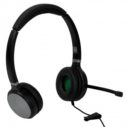 YHS36-DUAL YEALINK Diadema biauricular cable-2m RJ9 para T30/31/33/57 supresión de ruido