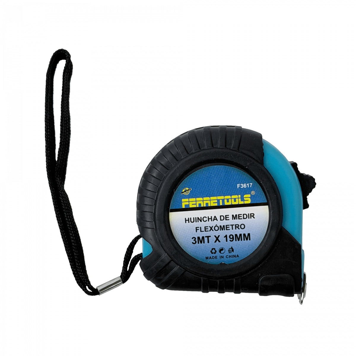 HUINCHA-3M. Cinta métrica de 3 metros / 10 pies, ancho 19 mm, fabricada en China, NEVA NA316A