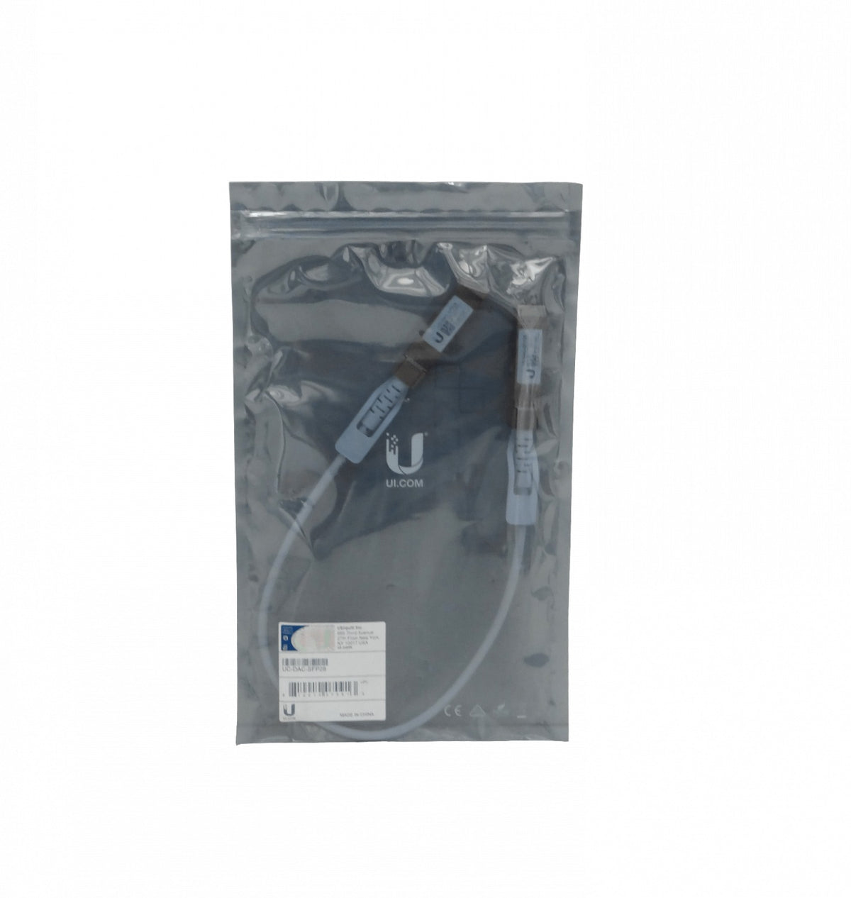 UC-DAC-SFP28. Cable de interconexión directa DAC de 50 cm para backbone, interfaz UI de 0,5 m, SFP28 a 25 Gbps, UBIQUITI
