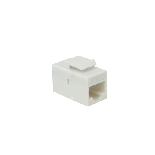KC6W Blanco CAT6 UTP Copla RJ45-RJ45 Keystone Feedthrough