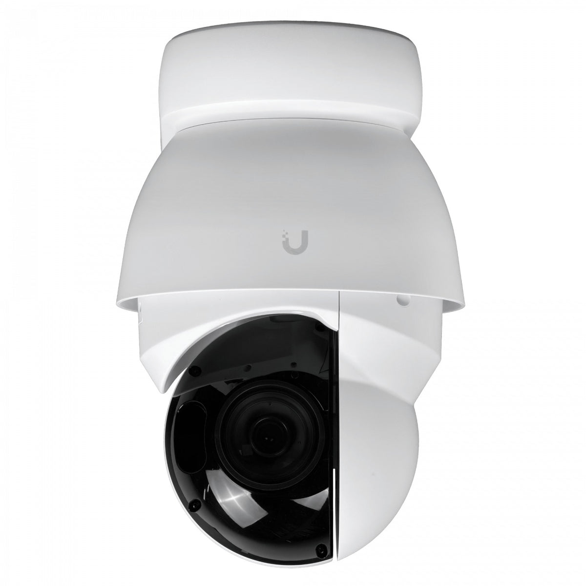 UVC-AI-PTZ-PW. Cámara PTZ Ubiquiti UniFi, color blanco, zoom óptico de 31x, resolución 4K, visión nocturna IR de 100 m, protección IP66, ranura para microSD, rango de 1 a 1000, requiere PoE++ de 51 W, modelo UVC-AI-PTZ-PRECISION-W