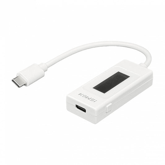 TESTER-065C Medidor Digital Puerto USB-C Rango 4-30VDC Intensidad 0-6,5Amperios Potencia 0-195Vatios