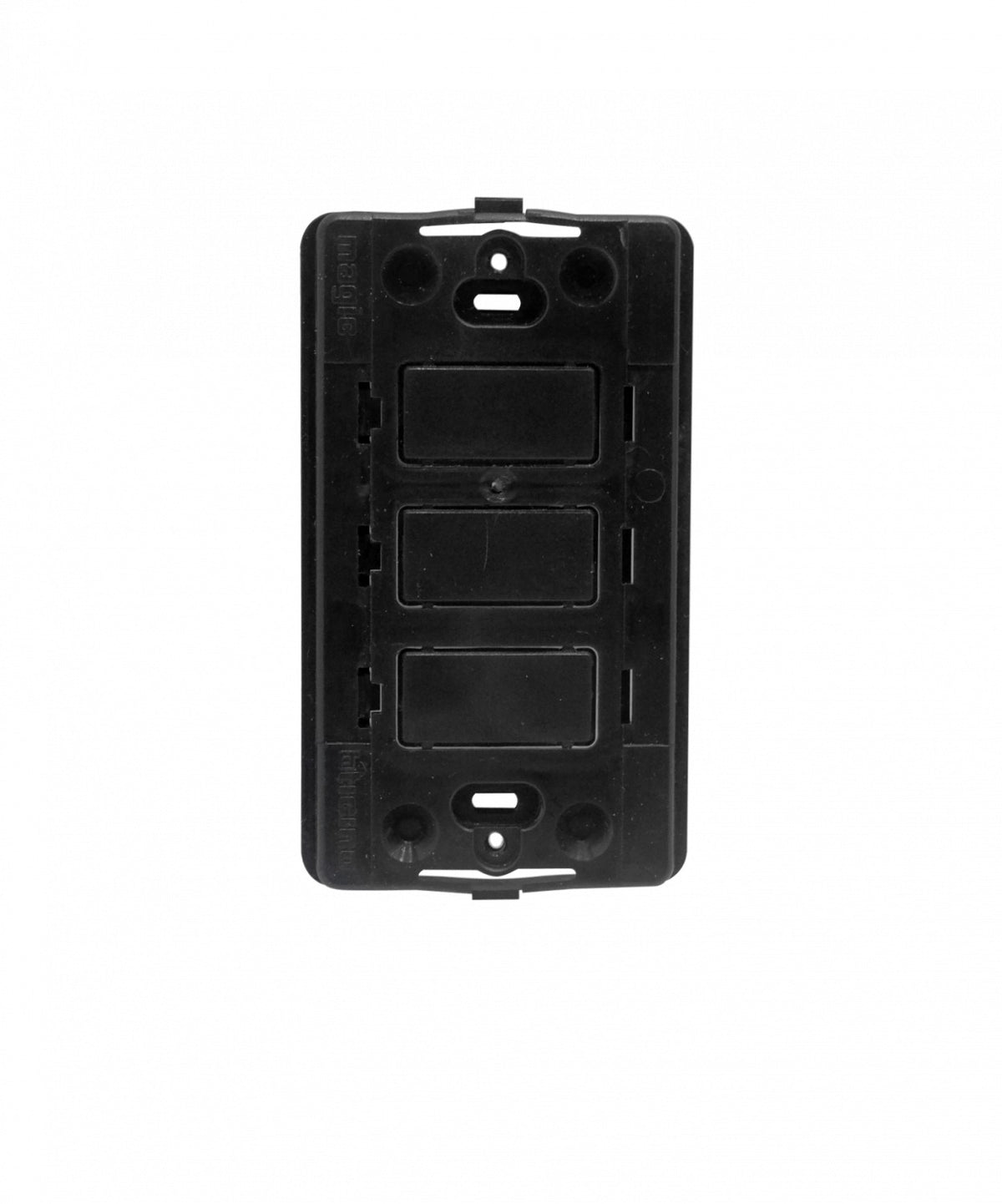 EBS503R BTICINO SOPORTE PLASTICO 3 PUESTOS MODULOS MAGIC