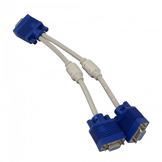 DB9-CP2 Cable VGA 18cm Divisor DB9 1-DB9-Macho 2-DB9-Hembra