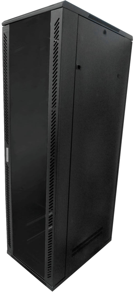 RK42-9VL LINKMADE Vidrio 42U 900mm 90cm-Fondo Rack Ventiladores-PDU-Bandejas