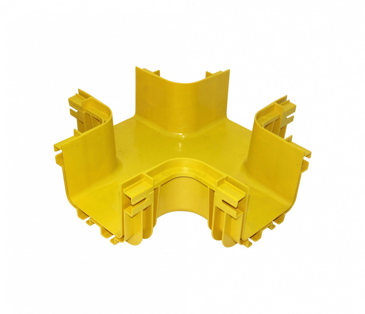 CCA-120-X 120x100mm Empalme Cruzado Horizontal Amarillo PC+ABS LSZH Conector Hembra