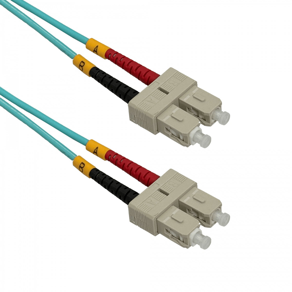 JF3CC100 Cable de Fibra Óptica Dúplex Multimodo OM3 SC-SC 100 metros 50/125µm LSZH 3.0mm