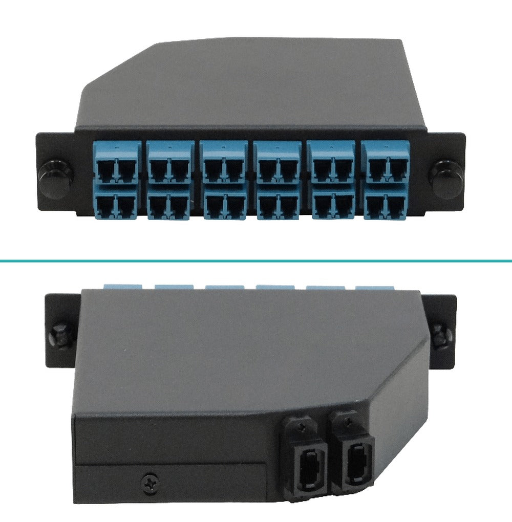 CALCSM SM 24-LC 2-MPO/M Cassette para/1U-3P 130mm Fibra Pre-Conectorizada
