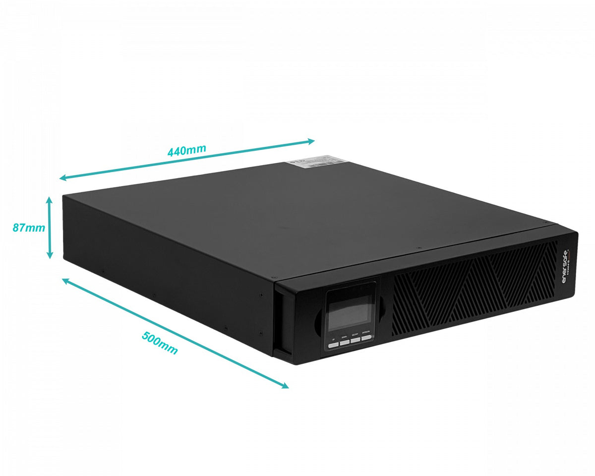 LITIO-2 ENERSAFE UPS Online Litio 2000W 2KVA 0/4ms DB9 USB SNMP-Requerido 2U-Rack/Torre