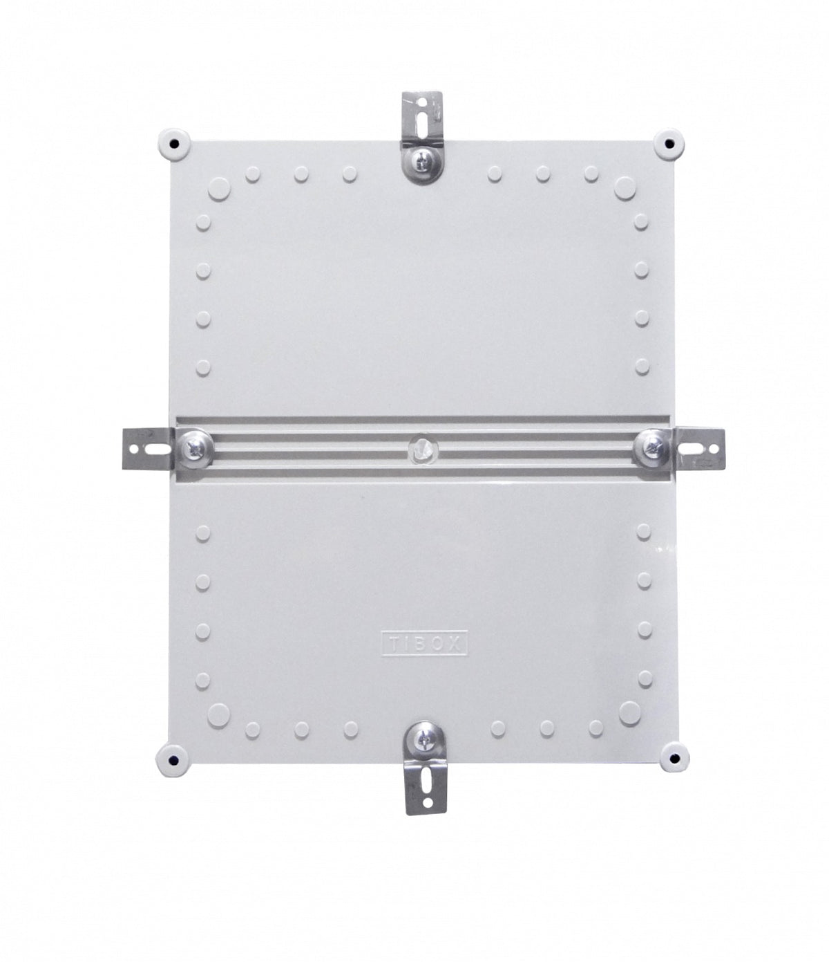 TJ-AG-3428 TIBOX 340x280x130mm Cubierta Gris Caja Estanca de Plástico Gris con Placa IP66 RoHS