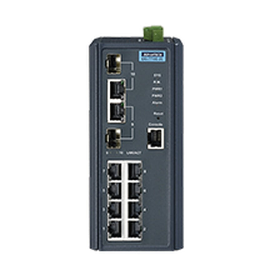 Switch Industrial Redundante Administrado por Gigabit de Puerto 8FE + 2G
