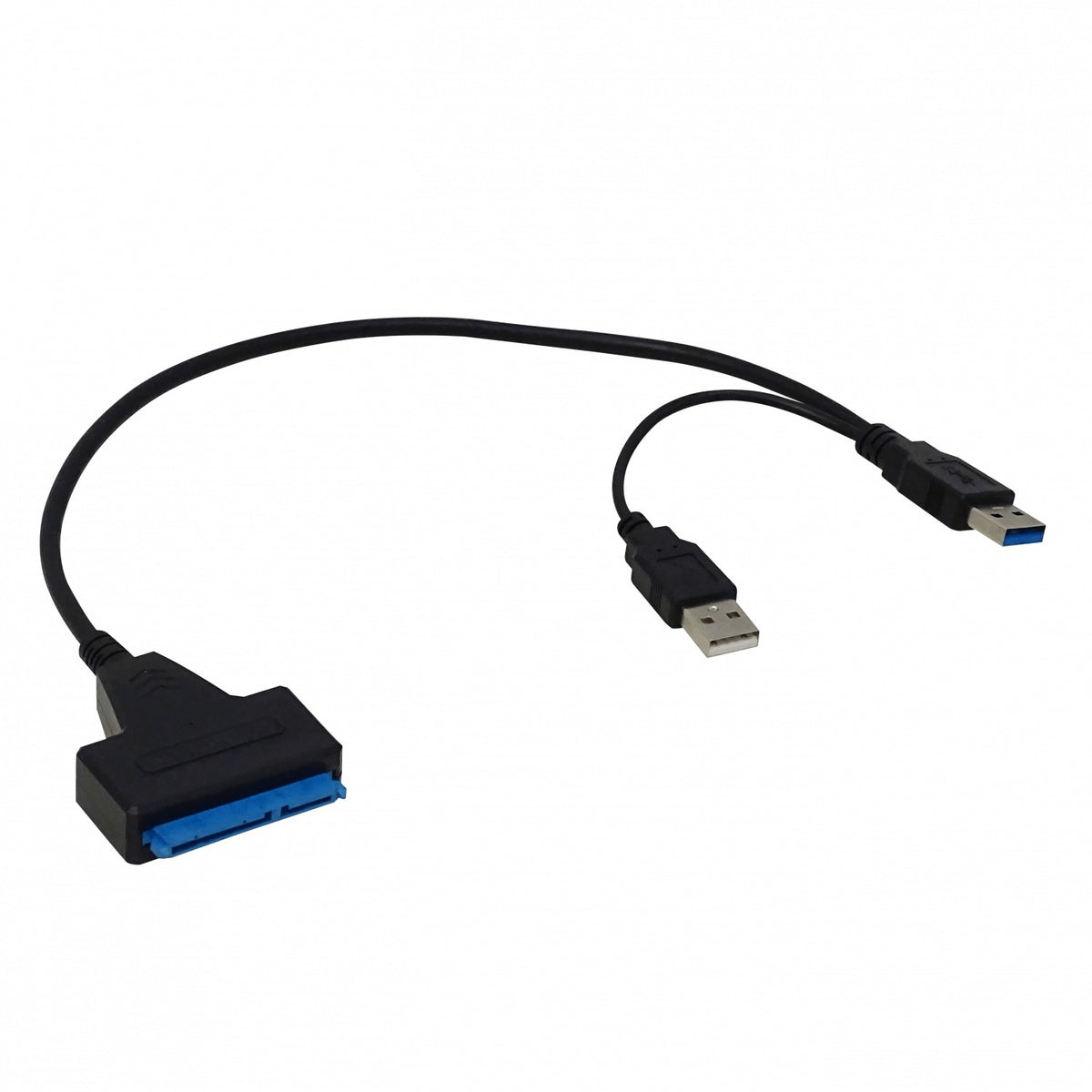 SATA-UU Convertidor SATA a USB 3.0 para Disco Rígido Externo de 2,5 o 3,5 pulgadas, requiere 12V, compatible USB 2.0