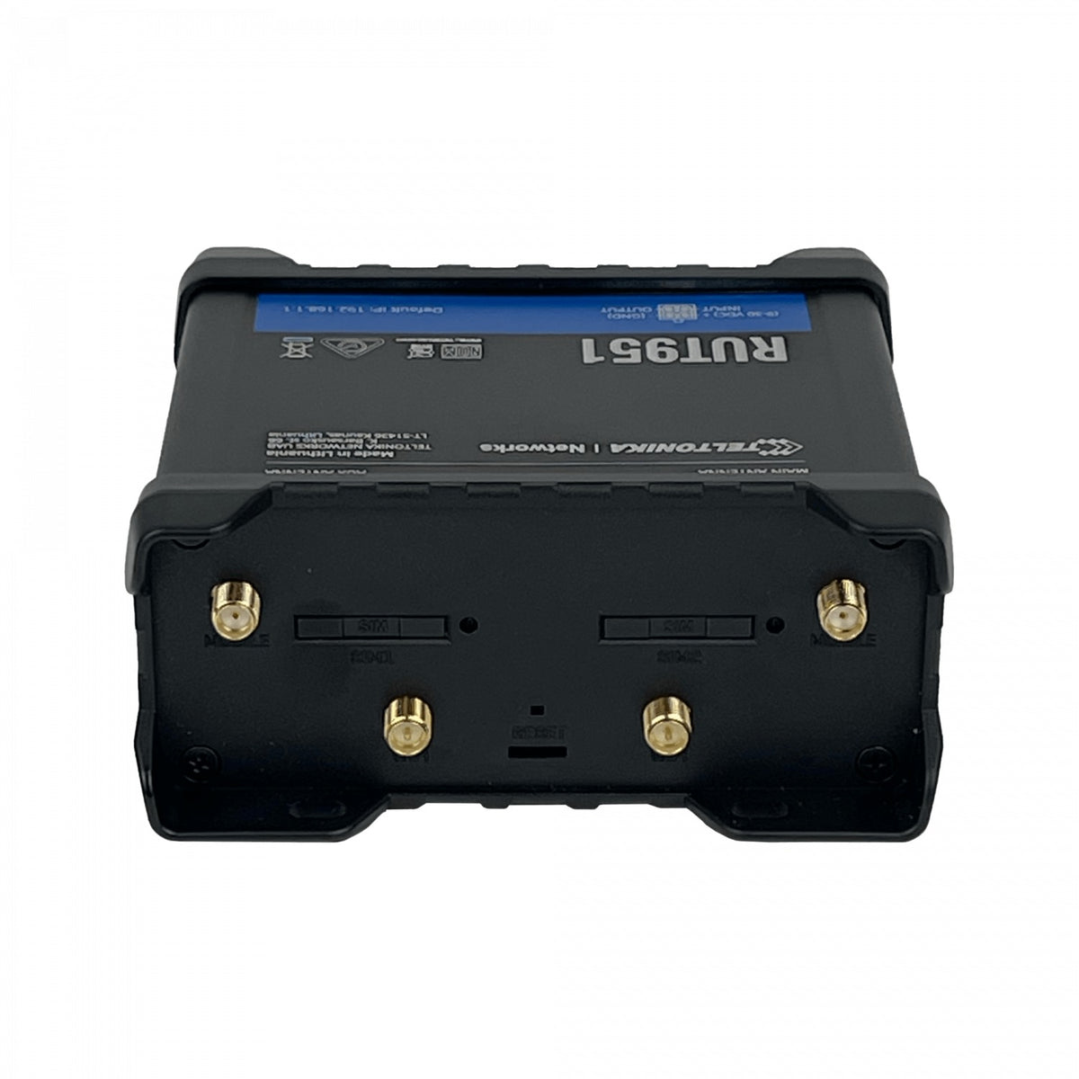 RUT951 TELTONIKA 4G/LTE Dual-Sim Router 2-.SMA 2-RPSMA 3-LAN 1-WAN