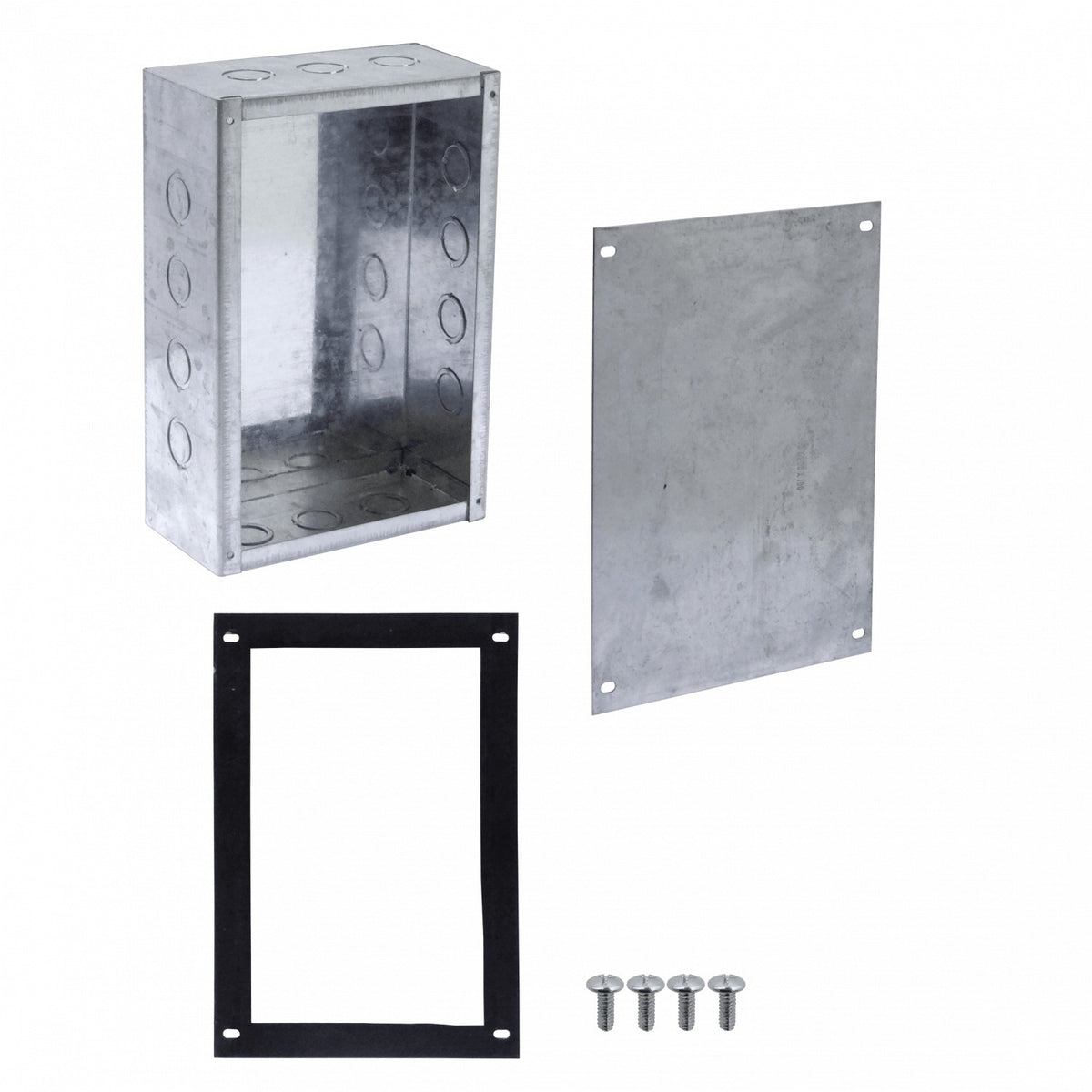 FPCWM-6 B23 Gabinete 300x200x100mm con Cubierta-305x205mm Galvanizado Metálico
