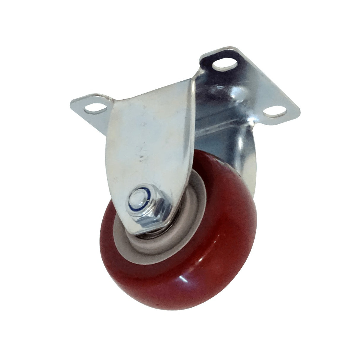 RUEDA-3R Rueda de 3 pulgadas Color rojo Fija Capacidad de carga-30Kg 65x95x105mm
