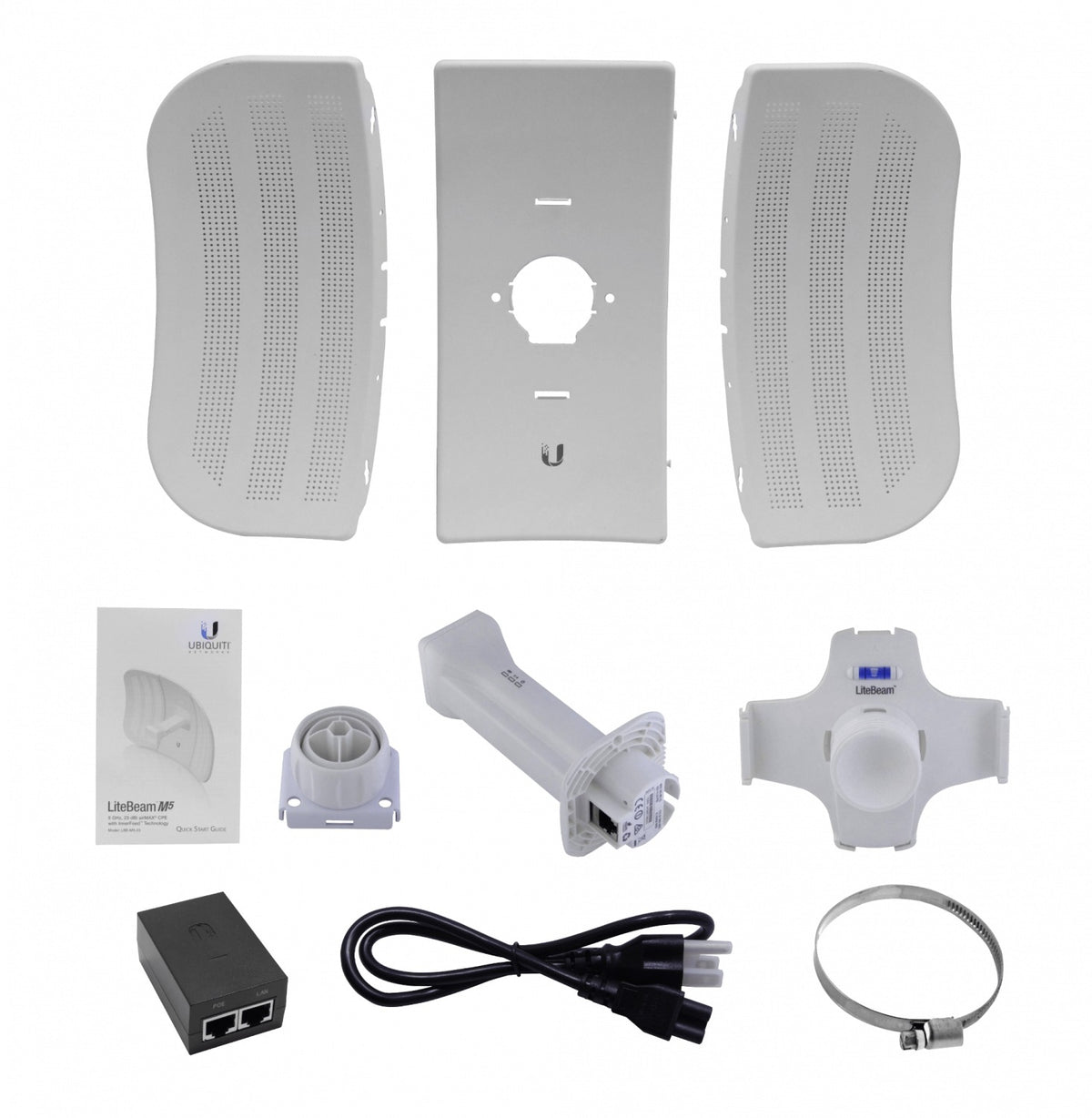 LBE-M5-23-LIQ USADO UBIQUITI LiteBeam-M5 23dBi 25dBm incluye-PoE25V-5W 1-100 1x1-SiSo Ai