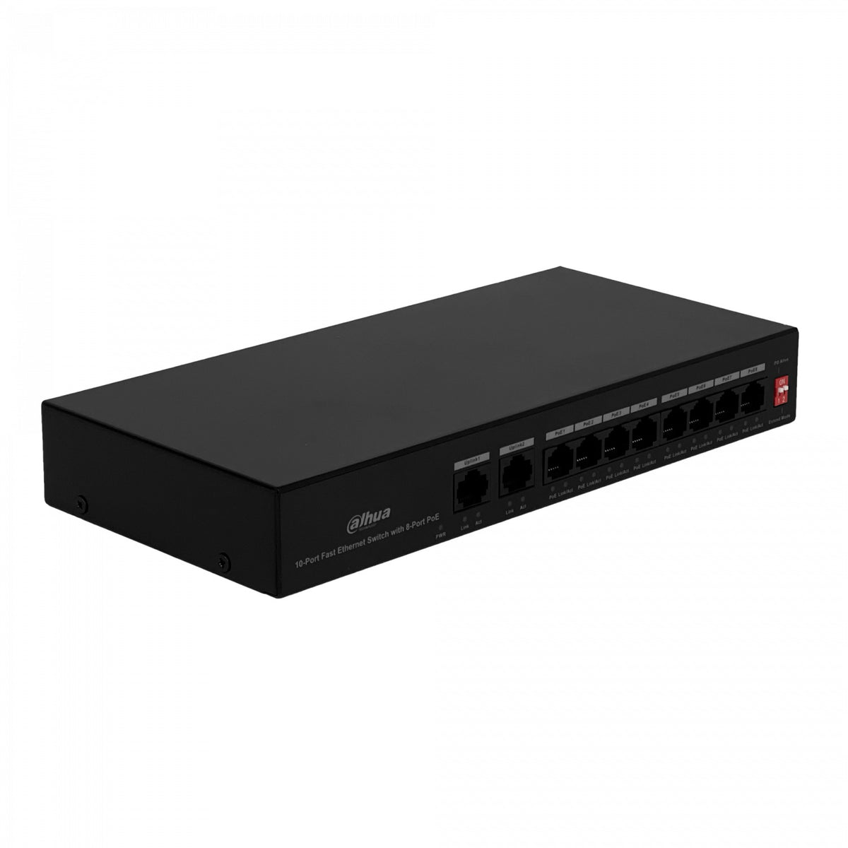 PFS3010 DAHUA Conmutador 8-100-PoE+af/at/bt 2-1000 65W-tot no-gestionable 100-240VAC