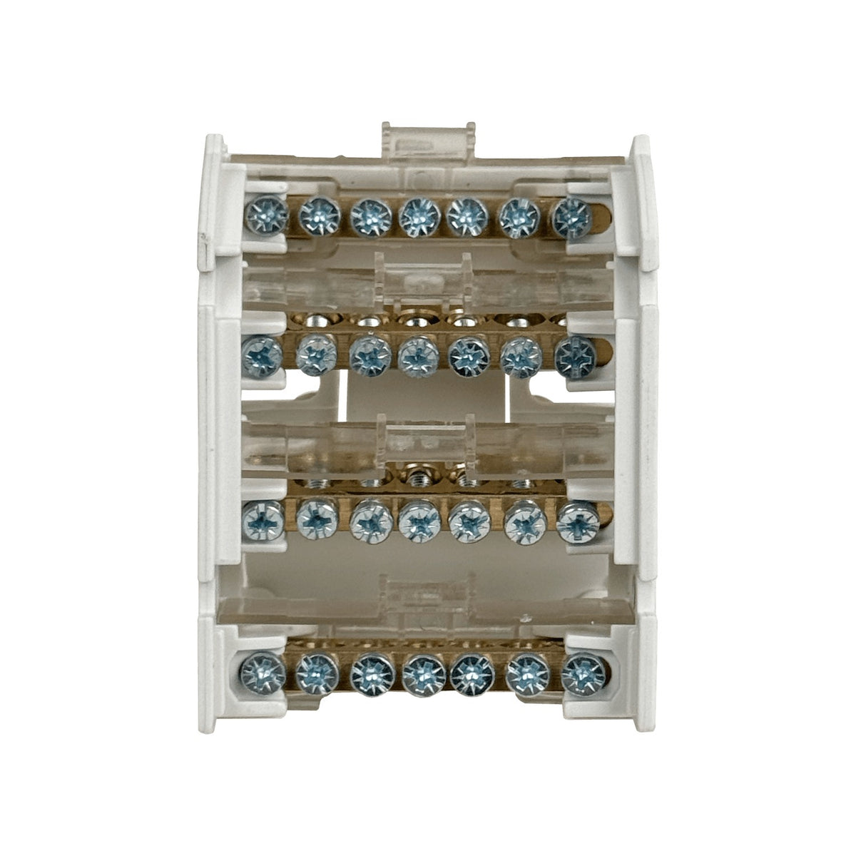 REPA-28. 4x7-Polos Distribuidor Tetrapolar 125A 40°C 500V 1,5-25mm² poder de corte 20kA