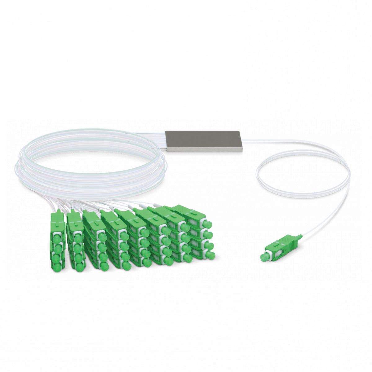 UF-SPLITTER-32. Interfaz de usuario 1x32 SC/APC Separador PLC GPON 3 m 150+150 cm 0,9 mm 1260-1650 nm UBIQUITI
