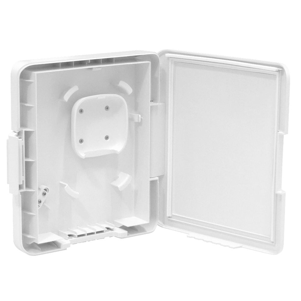 UF-TERMINAL-BOX. Caja de terminación UI NAP para UF-LOCO, UF-NANO y UF-AE, incluye soporte para poste de 35-60 mm, UFIBER-OUTDOOR-TERMINAL-BOX UBIQUITI