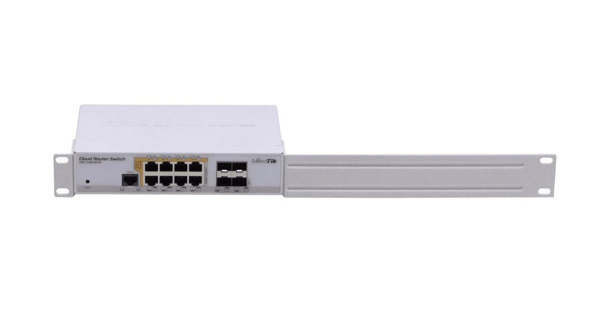 CRS112-8P-4S-IN-LIQ. REFURBISHED MIKROTIK Necesita-Cable 67W 8-1000-PoE24V 4-SFP L5 Puerto serie incluido-28V Dual