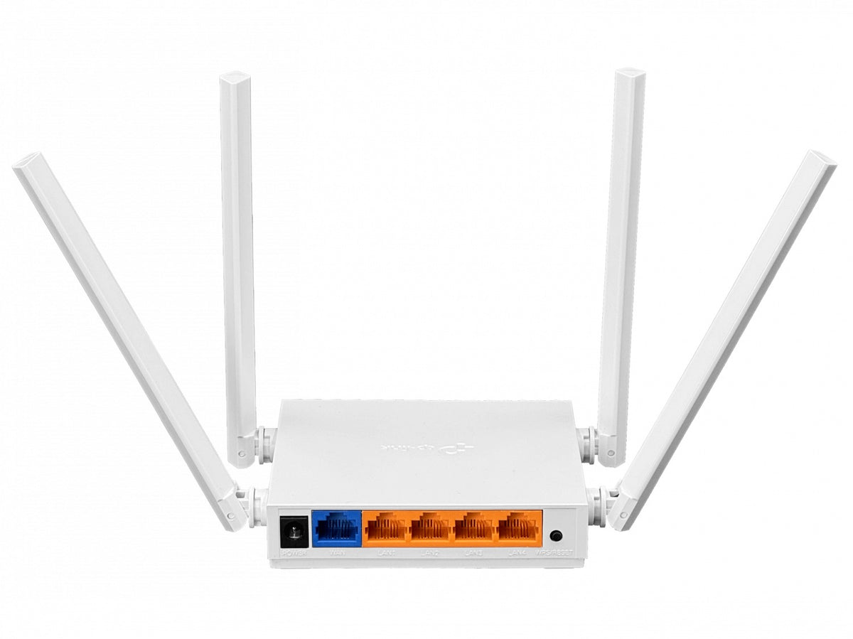 C24 TP-LINK 4 puertos 100 WAN 5GHz-433mbps 2,4GHz-300mbps 4 antenas fijas Router AC750