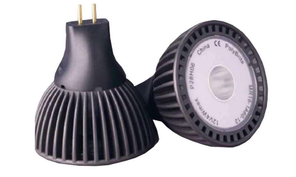 LA-MR POLYBRITE MR16 Azul 4W 9-15VDC MR16-1B60-12