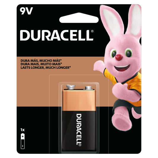 Batería Alcalina Duracell 9V