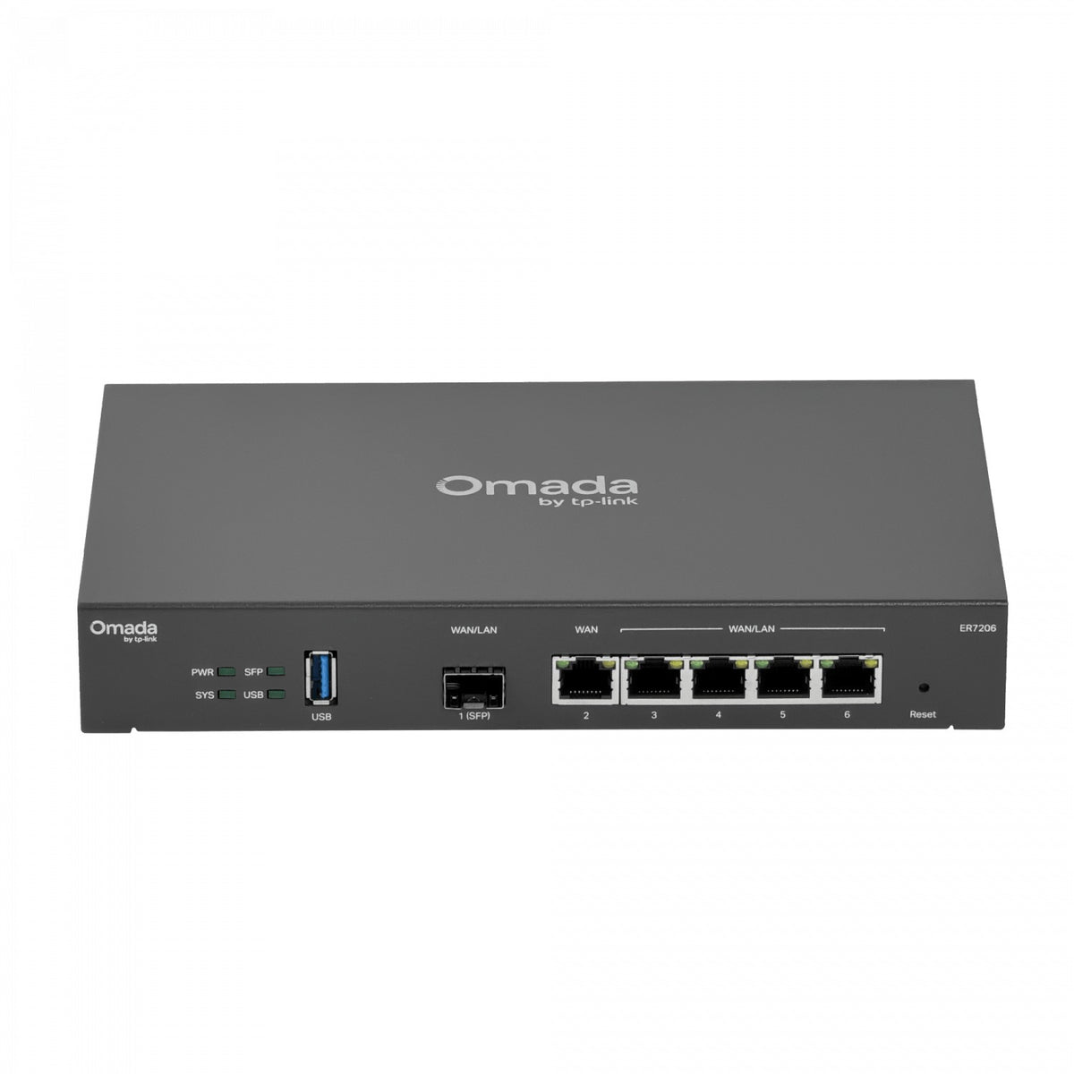 ER7206 TP-LINK 1-SFP-WAN/LAN 5-1000 WAN/LAN USB-WAN Enrutador Omada inc-12V/1A