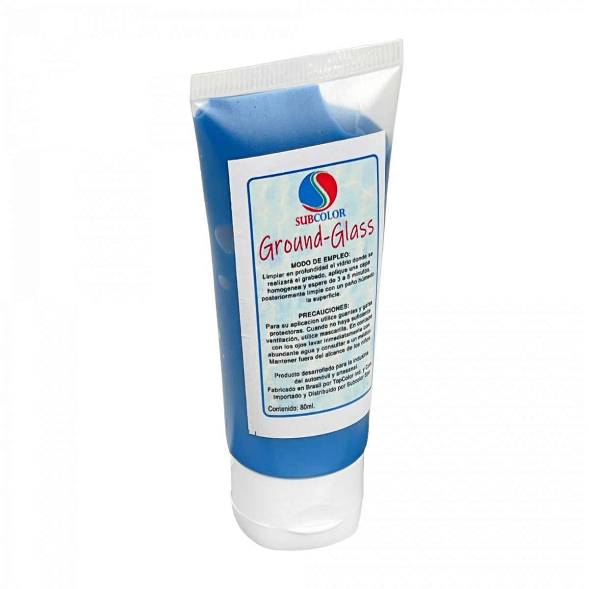 POMO SUBCOLOR Crema Pastosa para Esmerilado de Cristal con Tapón Envase-80ml GROUND-GLASS