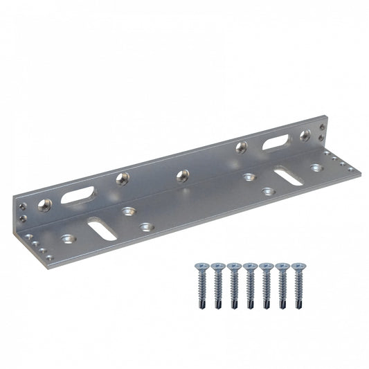CM-280BL ZK Escuadra L Aluminio para Cerradura Electromagnética LM-2805