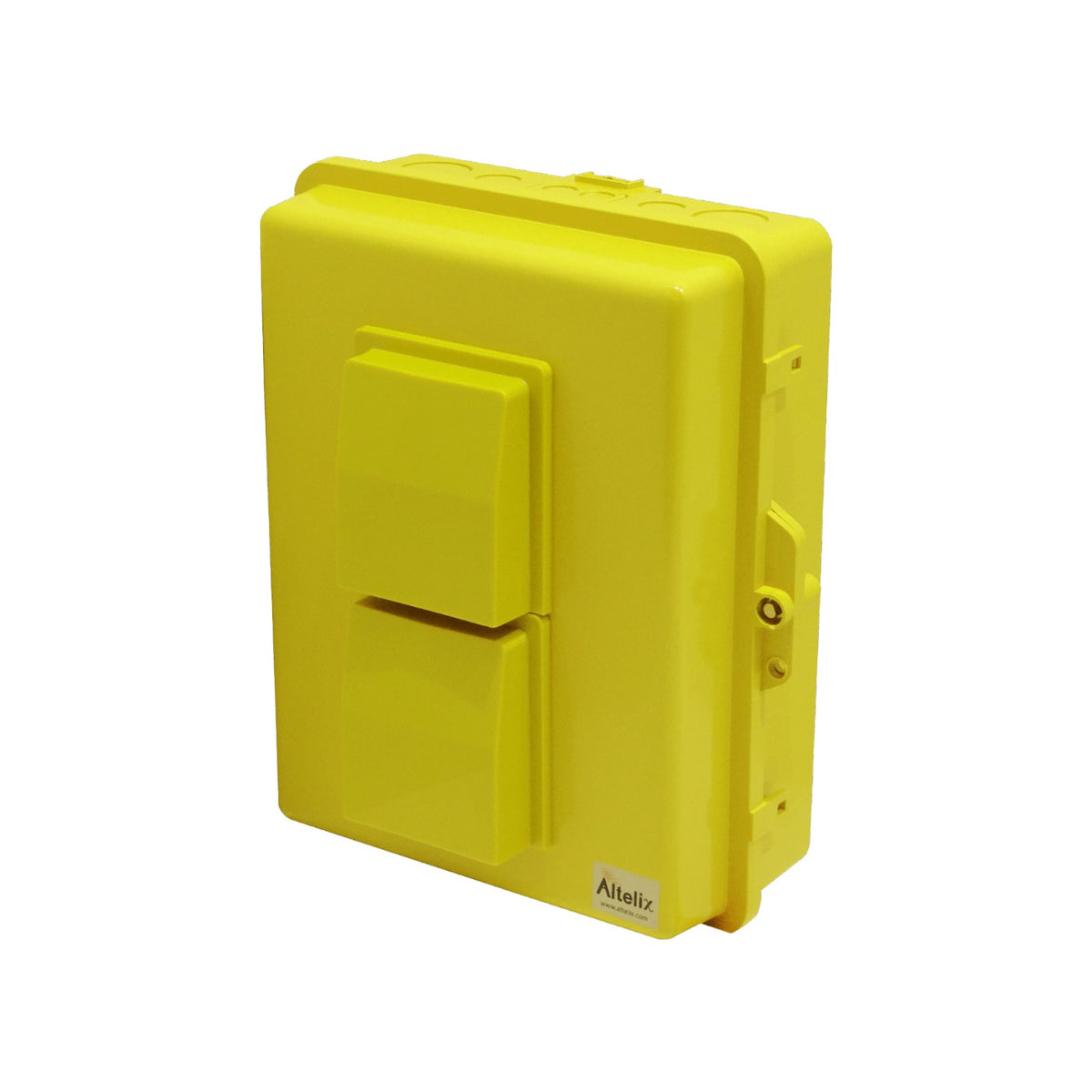 NP141105YV ALTELIX Caja Estanca Amarilla Ventilada 355x280x127mm IP55 NEMA3 PC+ABS