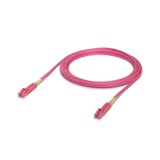 JF4LL5U UI cable de fibra óptica multimodo OM4 LC-LC dúplex de 5 metros, núcleo/recubrimiento 50/125 µm, diámetro 2 mm, referencia UACC-OFC-M2-LULU-5M de UBIQUITI