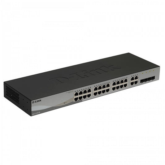 DGS-1210-28 D-LINK 24-1000 4-SFP Switch Smart Rack Fuente-Interna