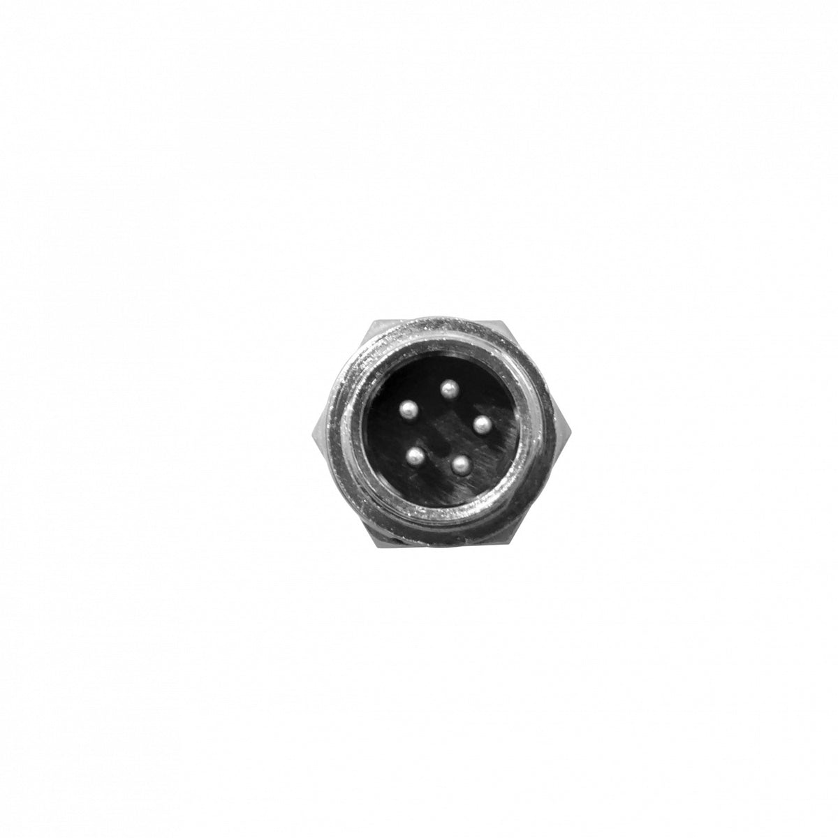 GX12MC-5 Conector Macho de Chasis 5 Pines GX12 Soldable Tipo Aviación