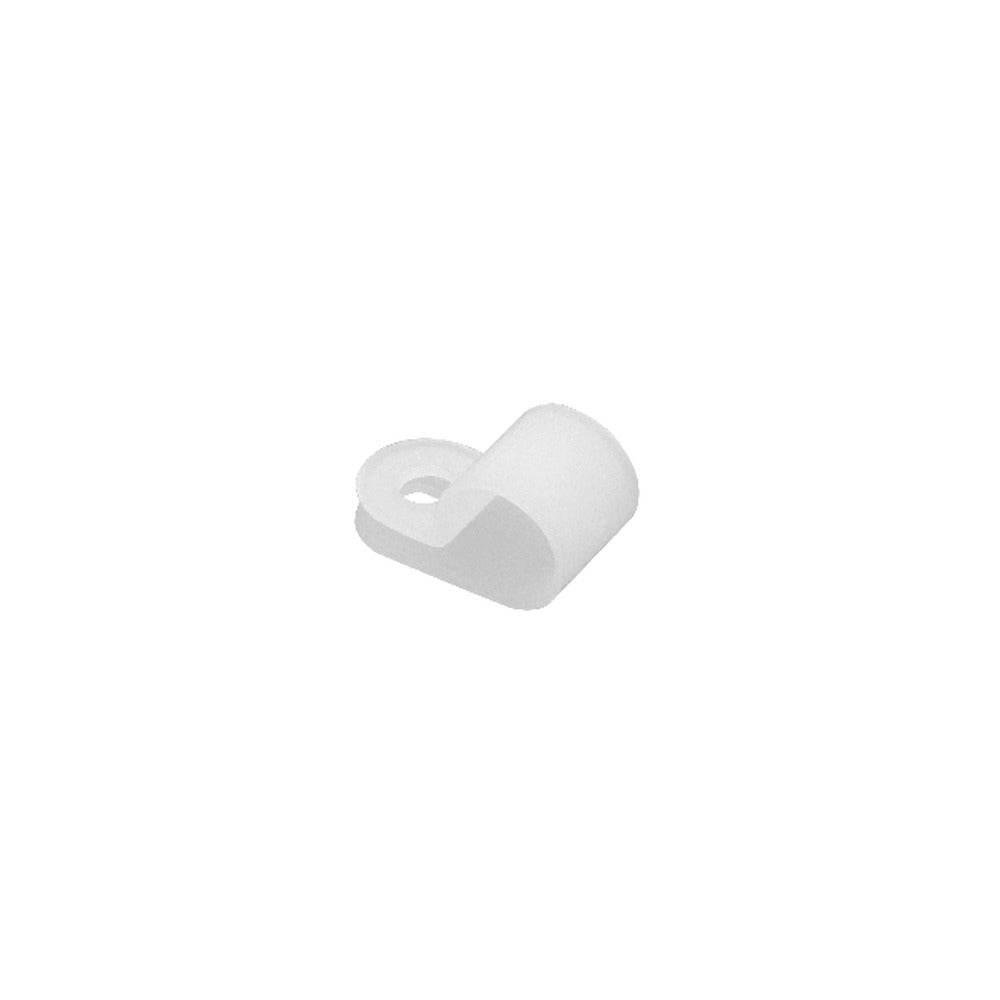 CLIP-R10 Tipo-R 100 piezas Abrazadera de sujeción 10mm para cable 12x24mm para tornillo de 4mm