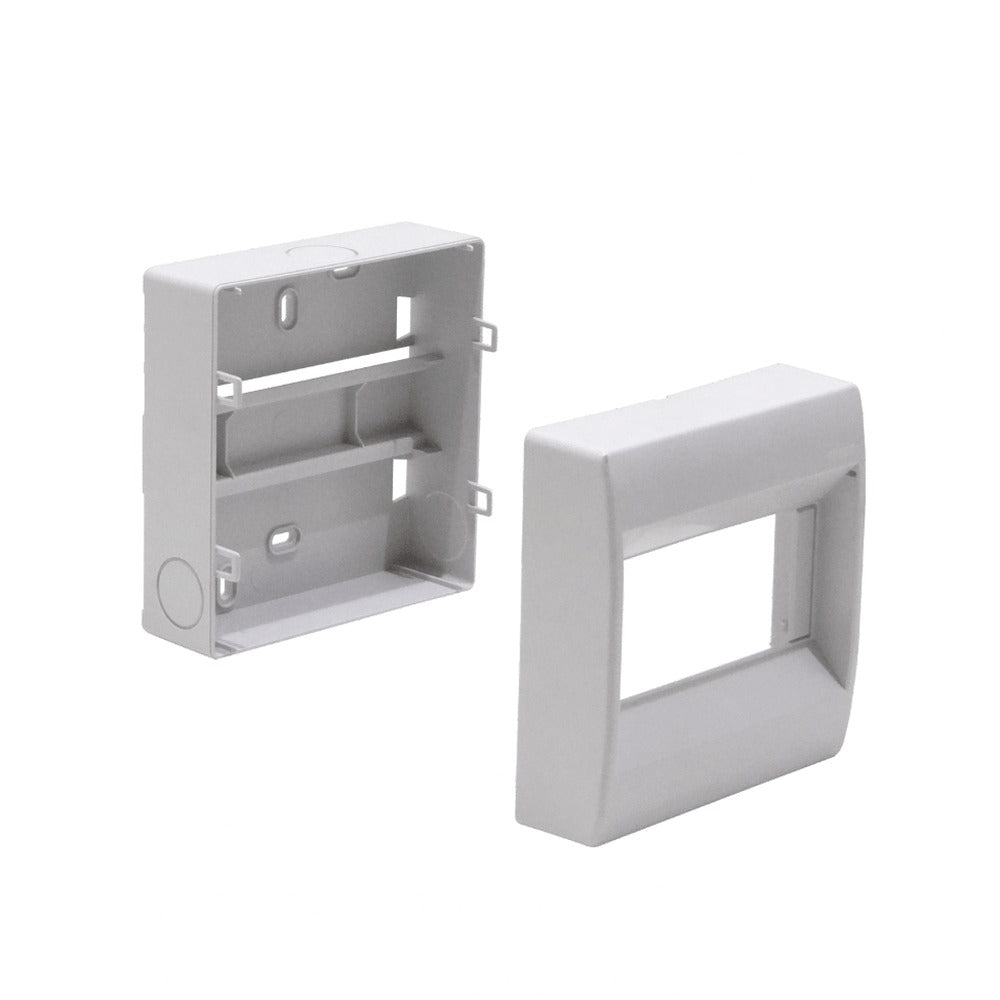 CAJA-DIN56 KALOP s/Tapa 90/110mm-Ancho Caja Plastica p/Automatico RielDin-Plastic