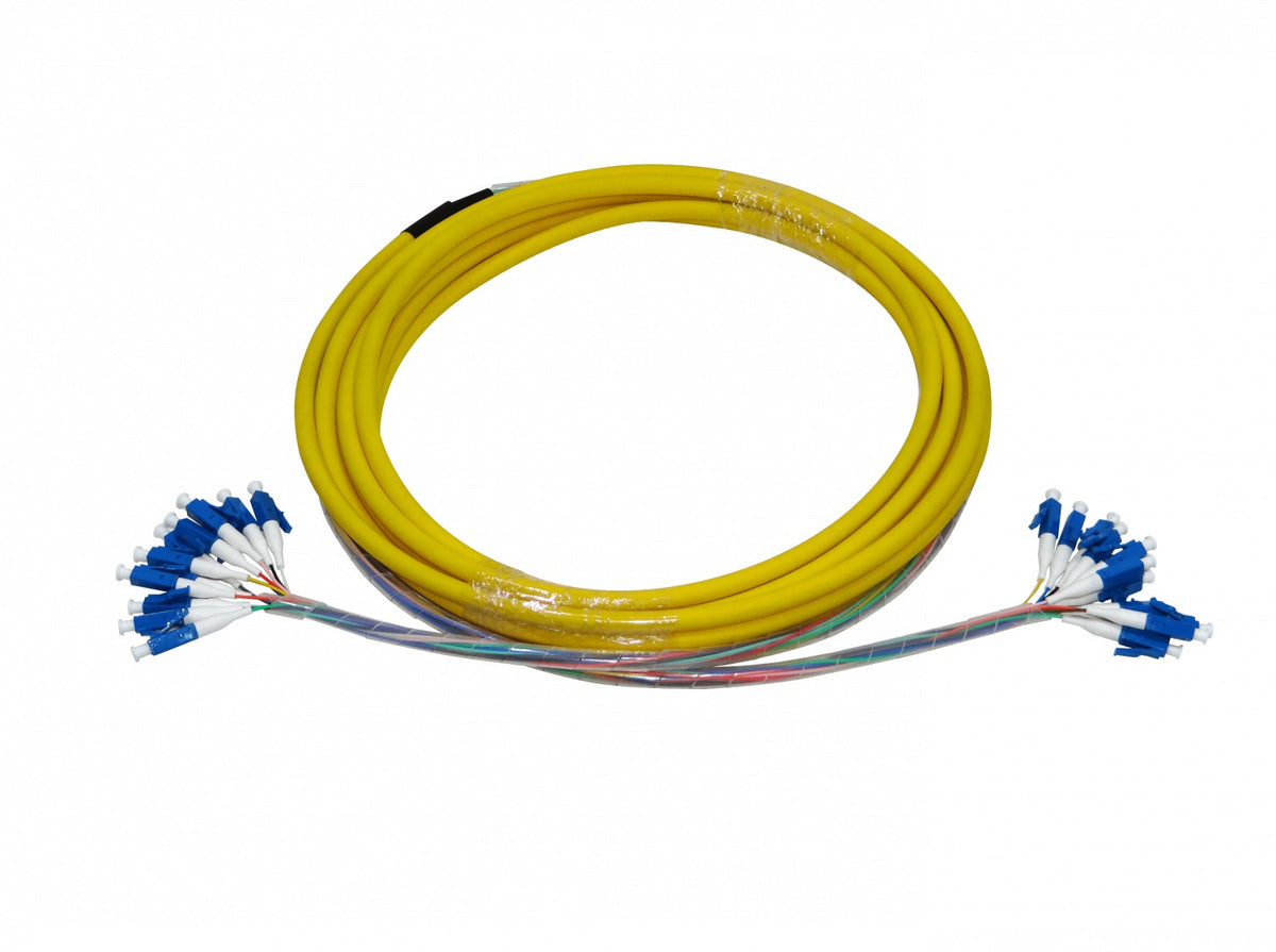 JFSL12L5 5mt 12xLC-LC MonoModo SM Interior Cable Troncal Puente 12-Fibras