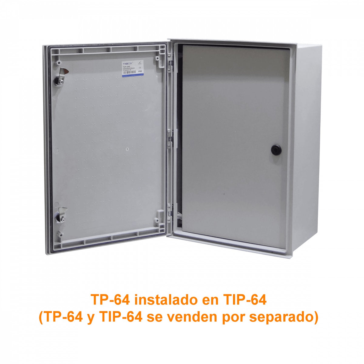 TP-64 TIBOX 564x345mm Puerta Reversible Metálica para Armario Eléctrico 600x400 TIP-64