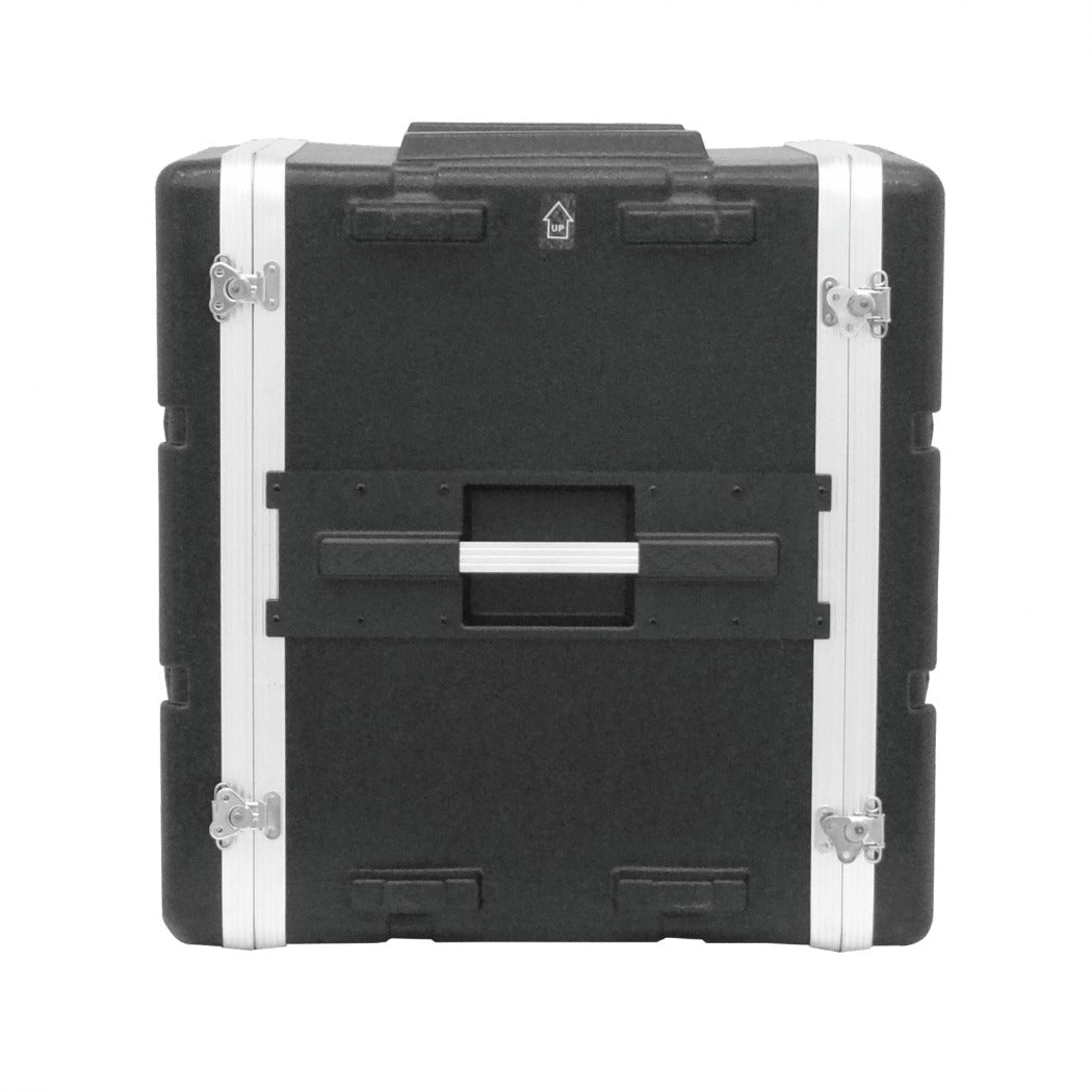 RK12X. Armario portátil de 12U/57cm de profundidad-42cm con 2 cubiertas de plástico para uso en exteriores en color negro