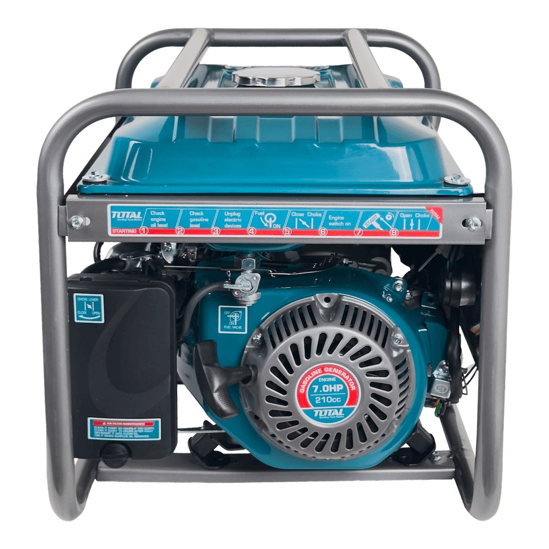GENE-30 TOTAL 3000W Generador eléctrico de gasolina Depósito de 15L 220VAC TP130005-1
