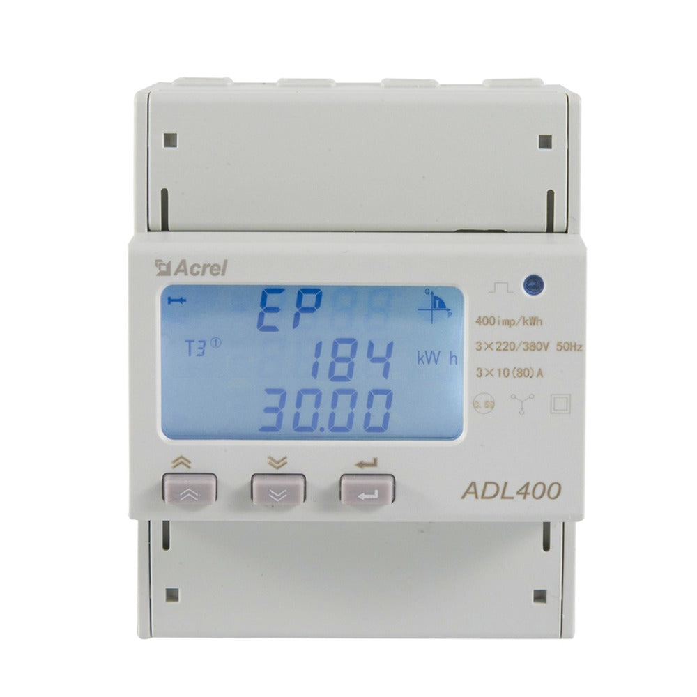 Medidor de energía multifunción compacto RS485 para panel ADL400 - 80A directo