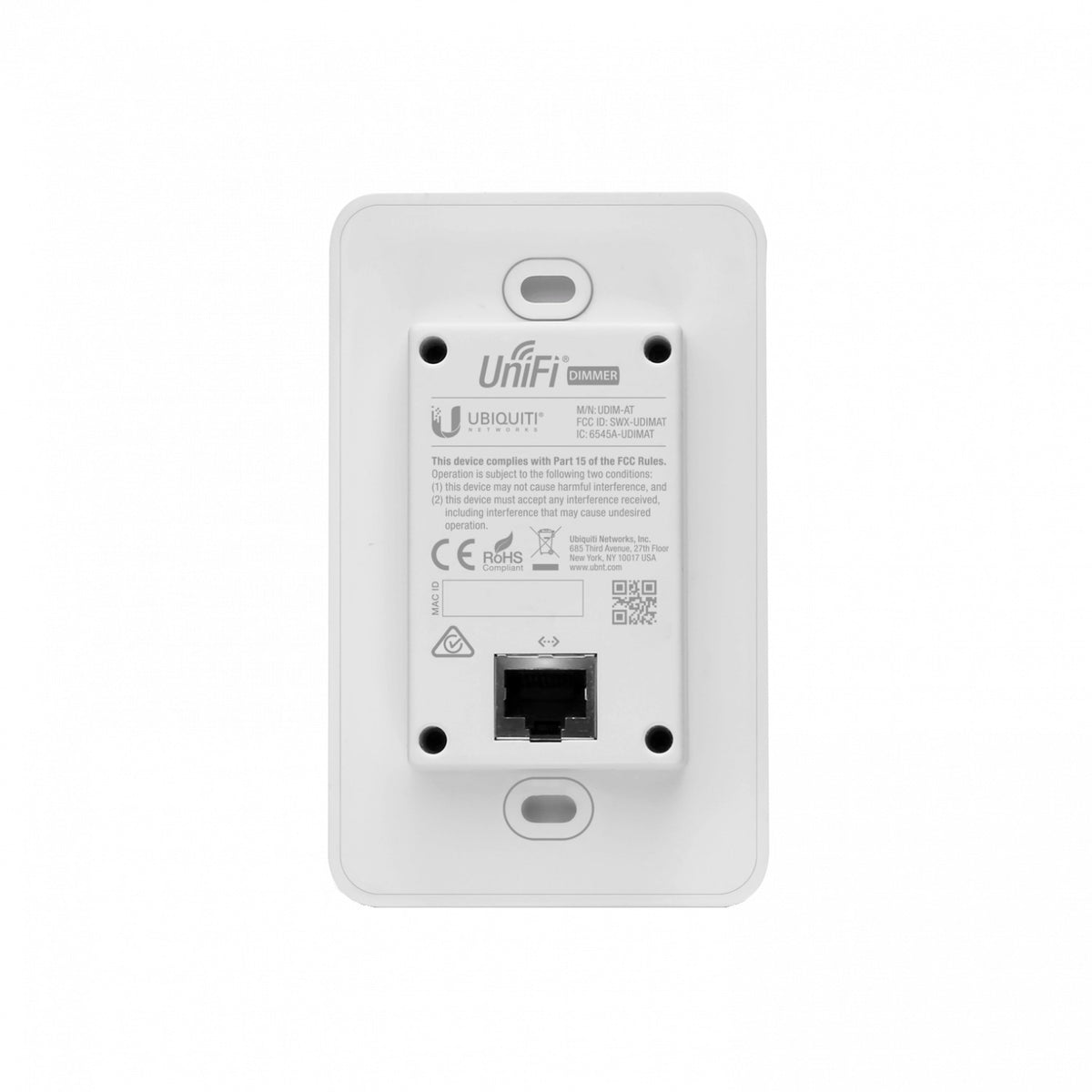 UDIM-AT. UI 1-unidad Regulador On/Off UniFi para Panel LED requiere-PoE-af UBIQUITI